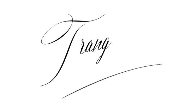 Thiết kế chữ ký tên Trang