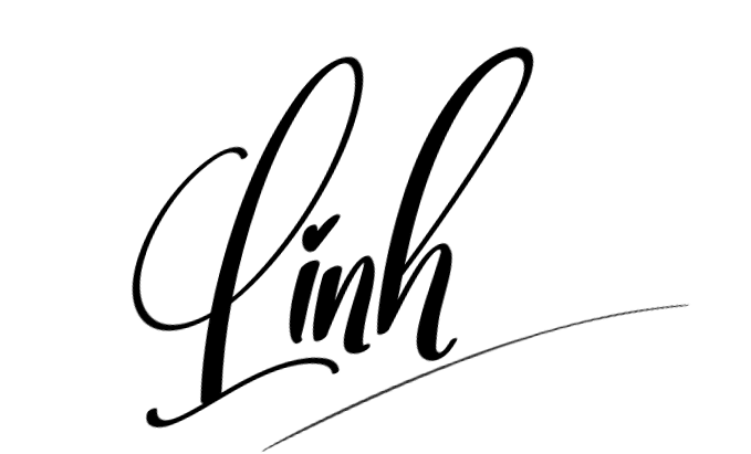 Chữ Ký LINH cân đối