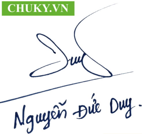 Chữ Ký Tên ĐỨC DUY