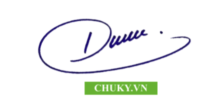 Chữ Ký Tên Duy hình tròn