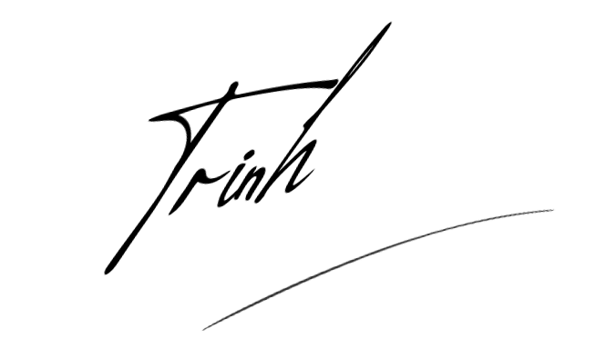 Ký Tên Trinh, Trình có chân nét đậm