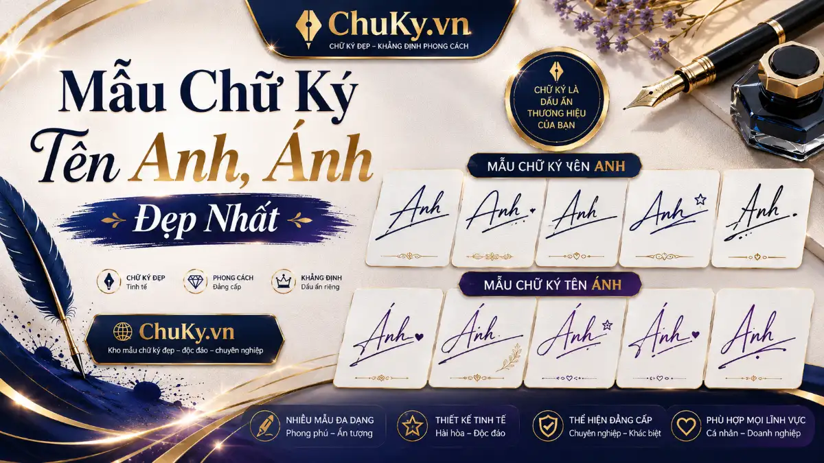 Chữ Ký Tên Anh, Ánh