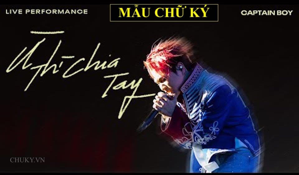 Các mẫu chữ ký của Captain Boy
