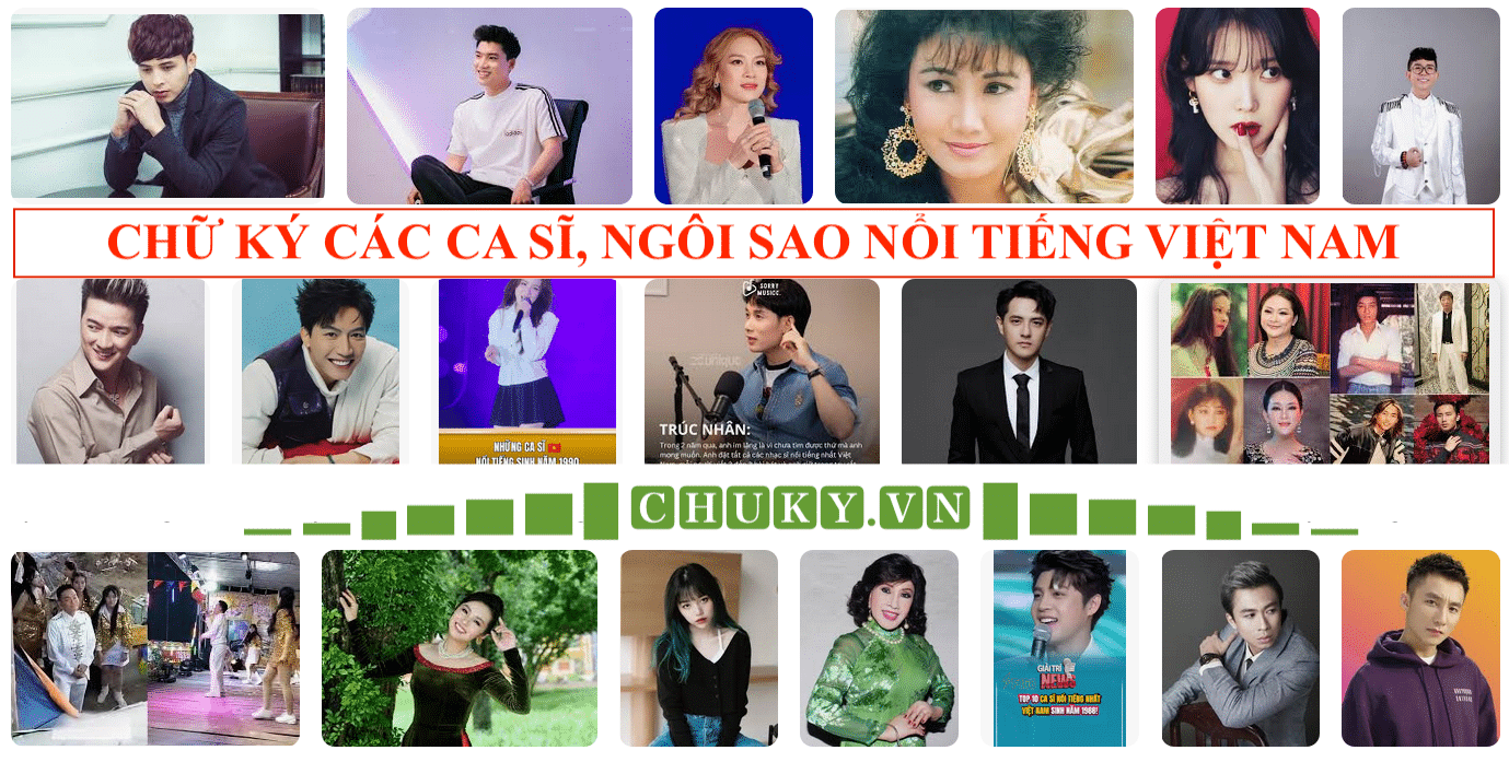 Chữ Ký Đàm Vĩnh Hưng, Hồ Ngọc Hà, Trấn Thành