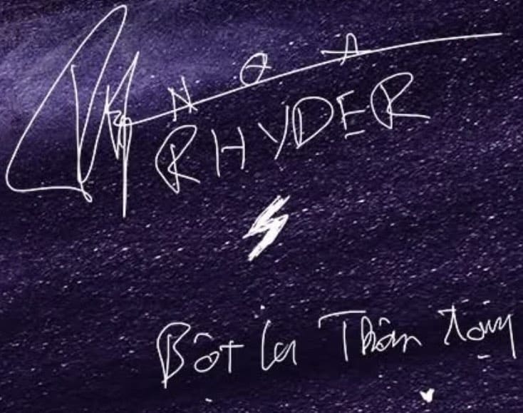 Chữ ký của Rhyder