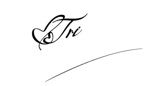 Mẫu Chữ Ký Trí có hình trái tim