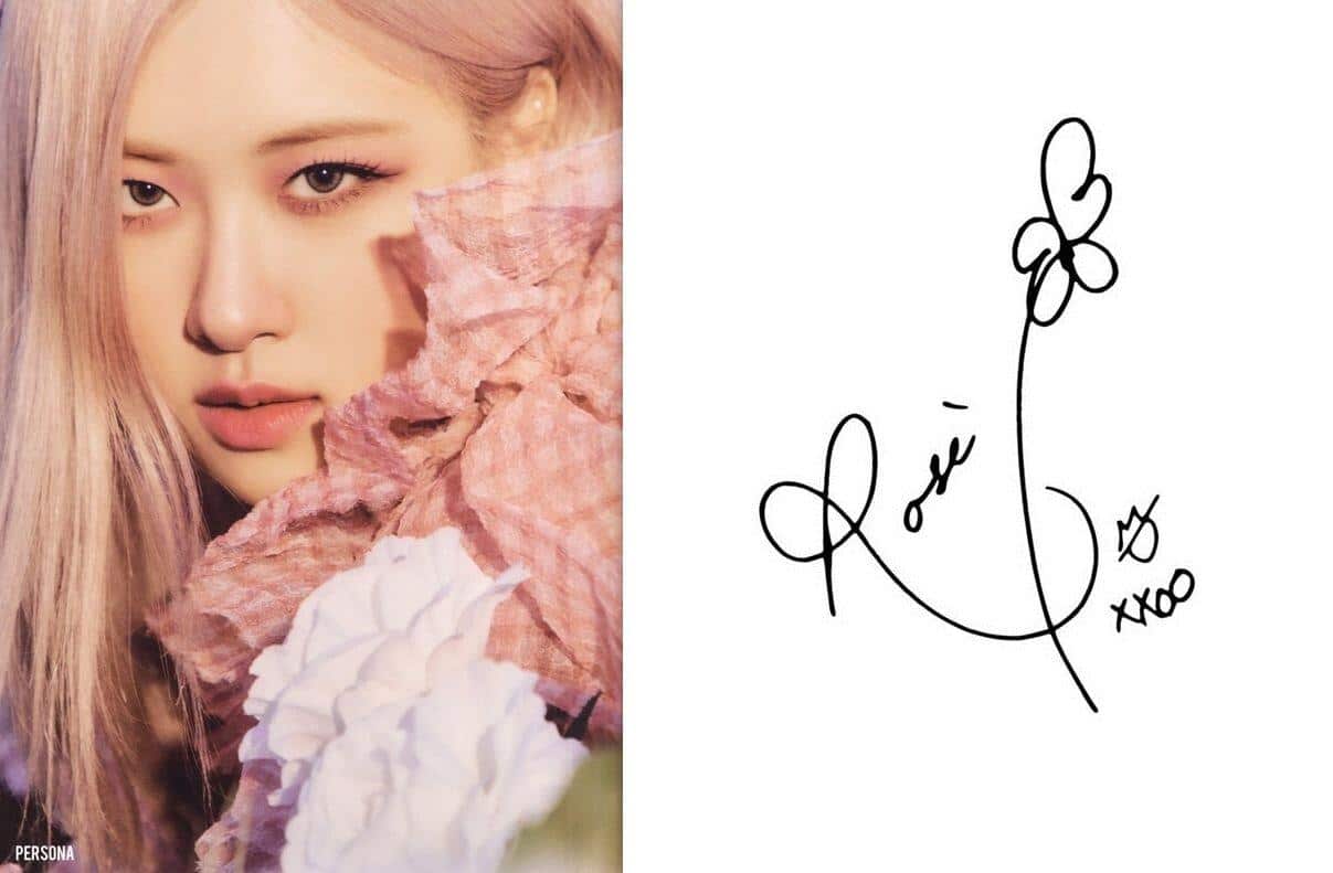 Chữ Ký Rose BlackPink