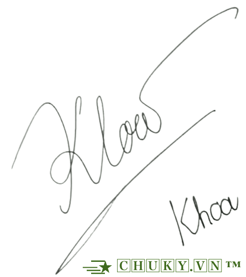 Chữ Ký Tên Khoa mệnh Kim
