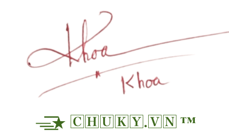 Chữ Ký Tên Khoa phong thuỷ