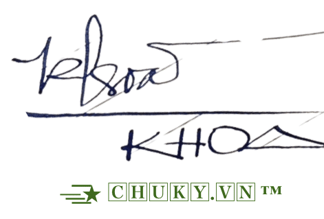 Chữ Ký Tên Khoa sáng tạo