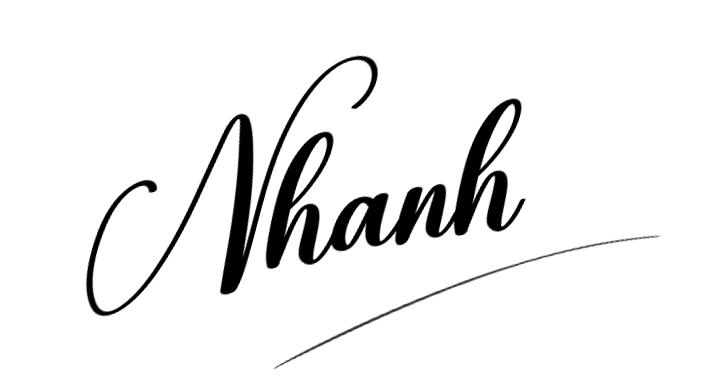 Chữ ký tên Nhanh nét mạnh