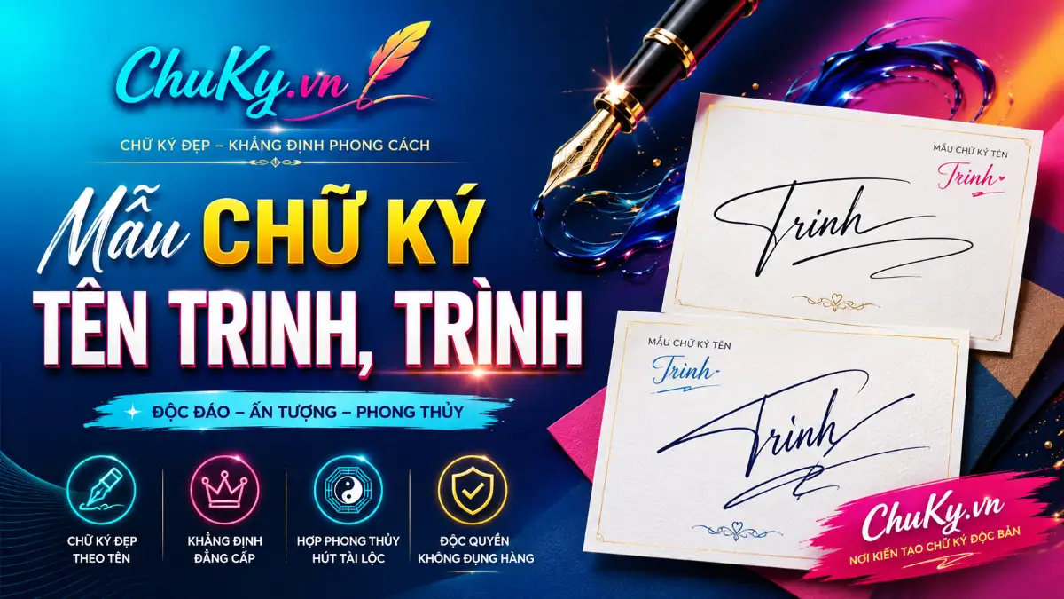 Chữ ký tên Trinh