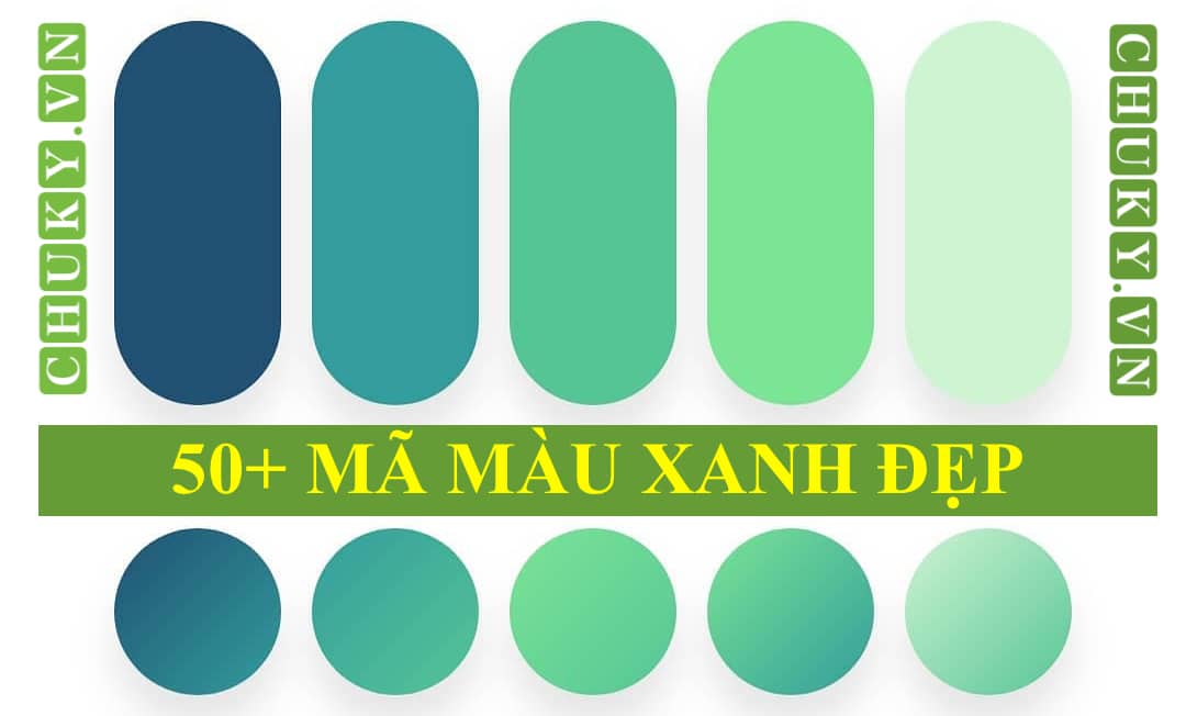 Mã Màu Xanh Dương, Lá Cây, Navy, Pastel, Ngọc, Đen