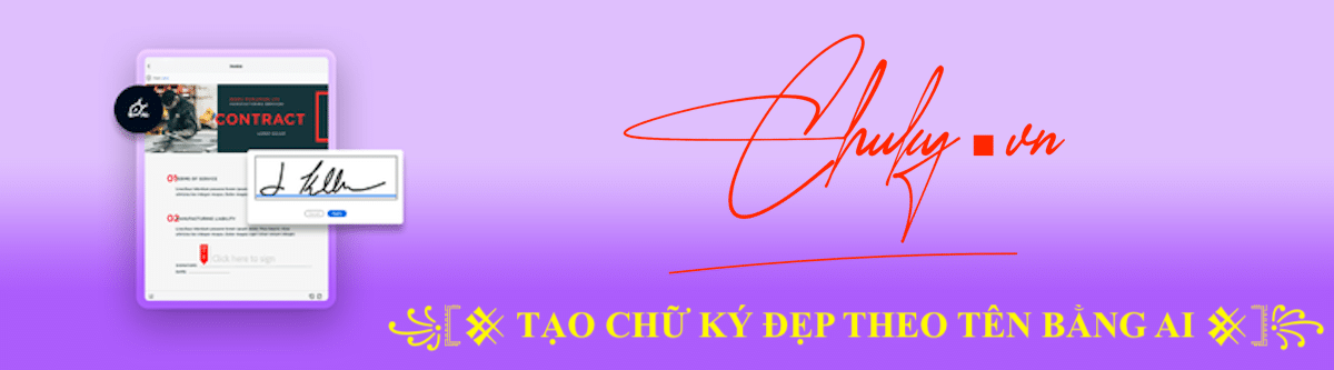 Tạo Chữ Ký Đẹp Theo Tên Online, Thiết Kế Chữ Ký AI