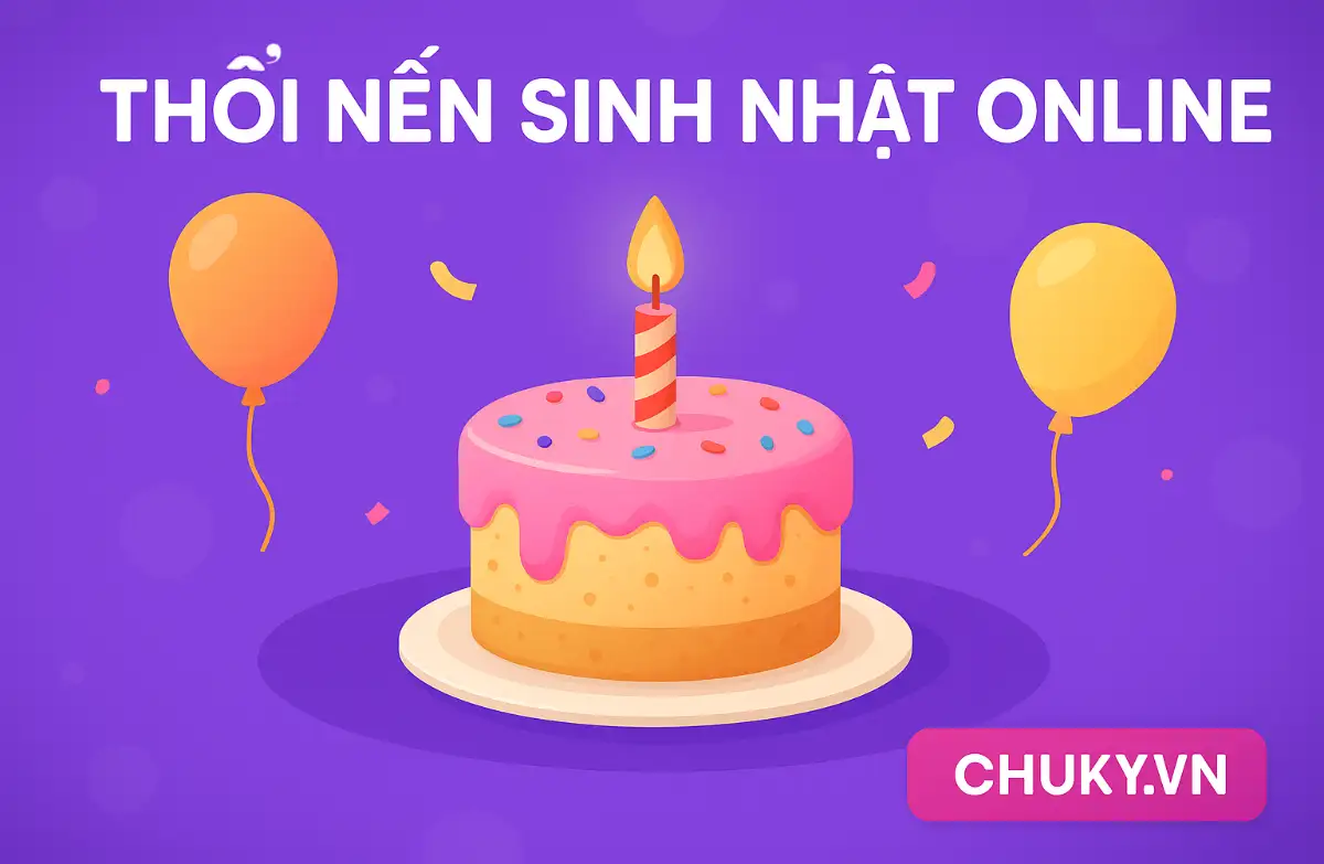App Thổi Nến Sinh Nhật Online