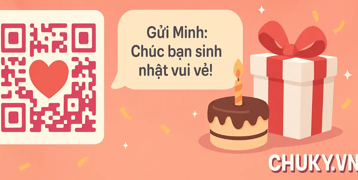Cách làm mã QR để chúc mừng sinh nhật