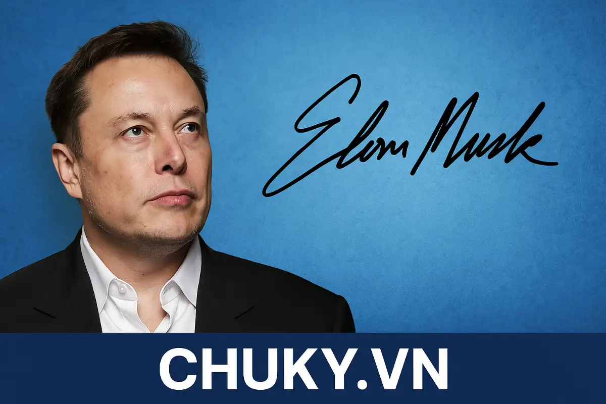Chữ Ký Elon Musk