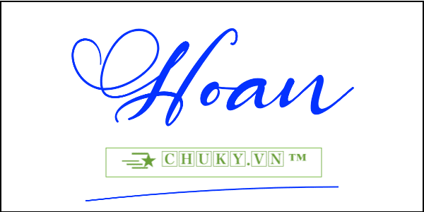 Chữ Ký Tên Hoàn, Hoan đơn giản