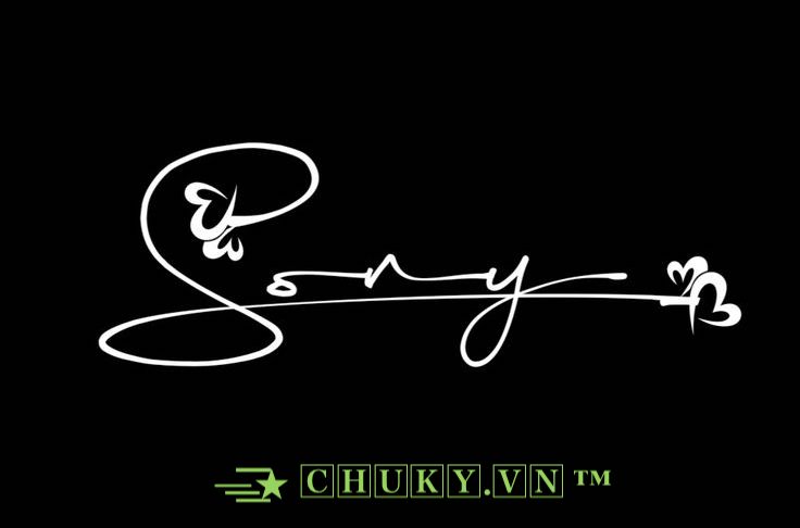 Chữ Ký Tên Sony