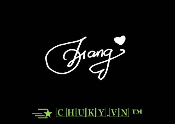Chữ Ký Tên Trang cute