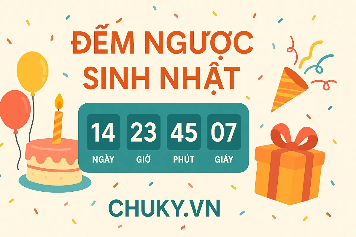 Đếm Ngược Sinh Nhật