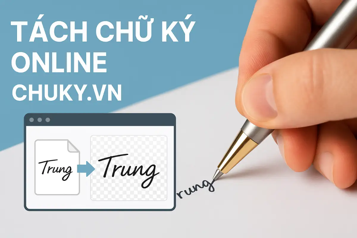 Tách Chữ Ký Online