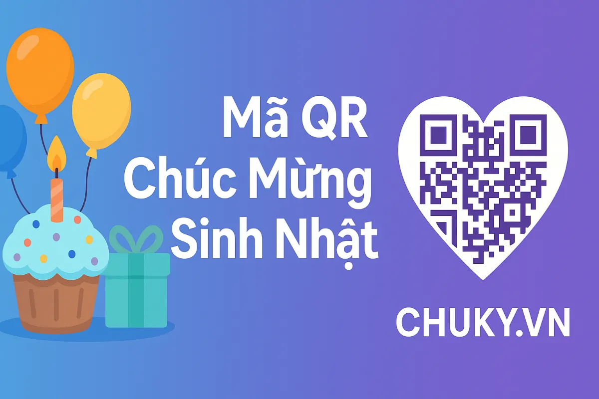 Tạo mã QR chúc mừng sinh nhật