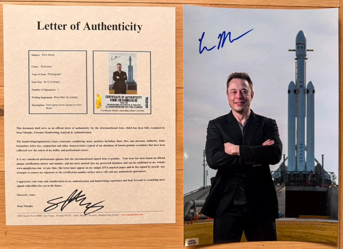 Thư Có Chữ Ký Của Elon Musk