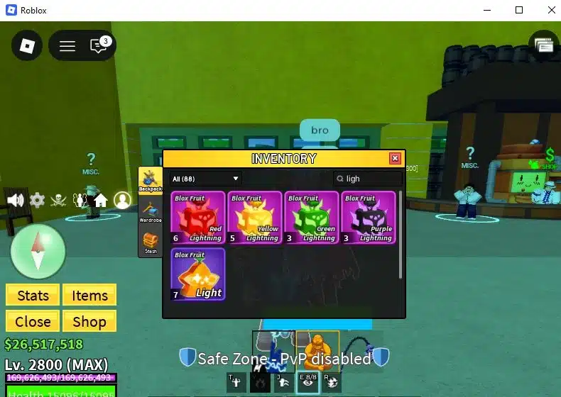 ACC BLOX FRUITS LEVEL MAX 2800