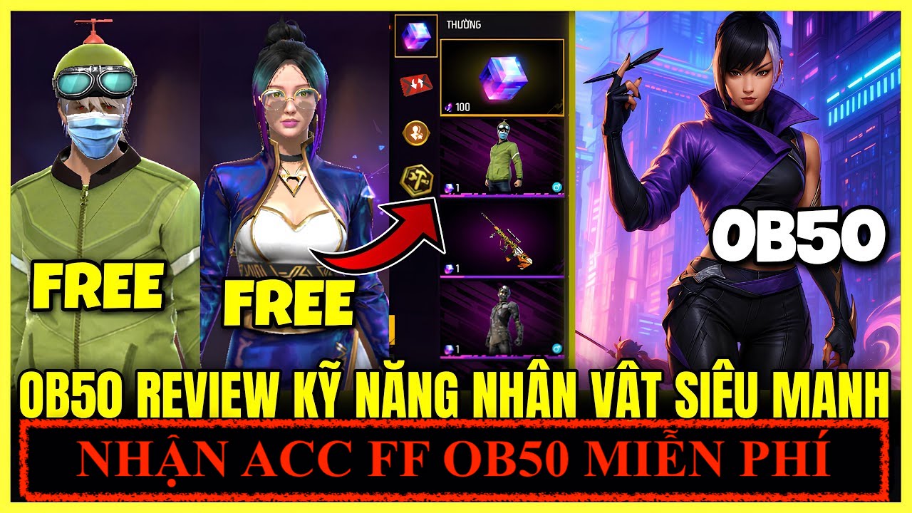ACC FREE FIRE MIỄN PHÍ