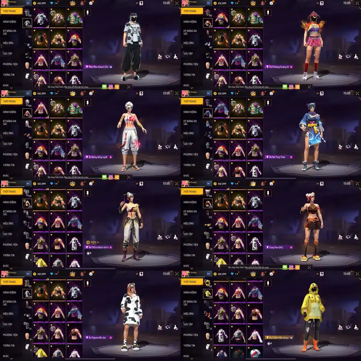 Ảnh acc ff giàu nữ