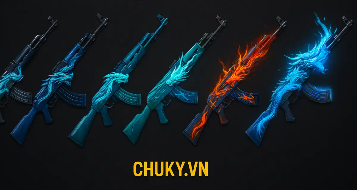 Các skin súng Ak Free Fire