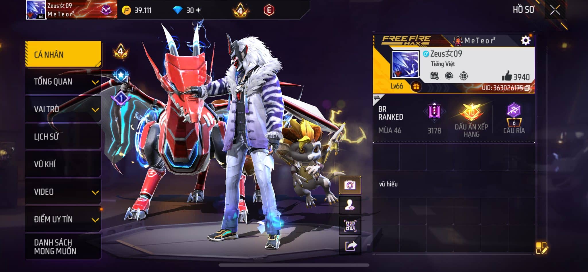 Cho acc ff full skin súng lv7 miễn phí