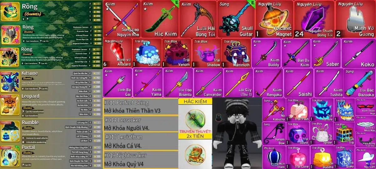 Hình ảnh acc Blox Fruit ngon VIP