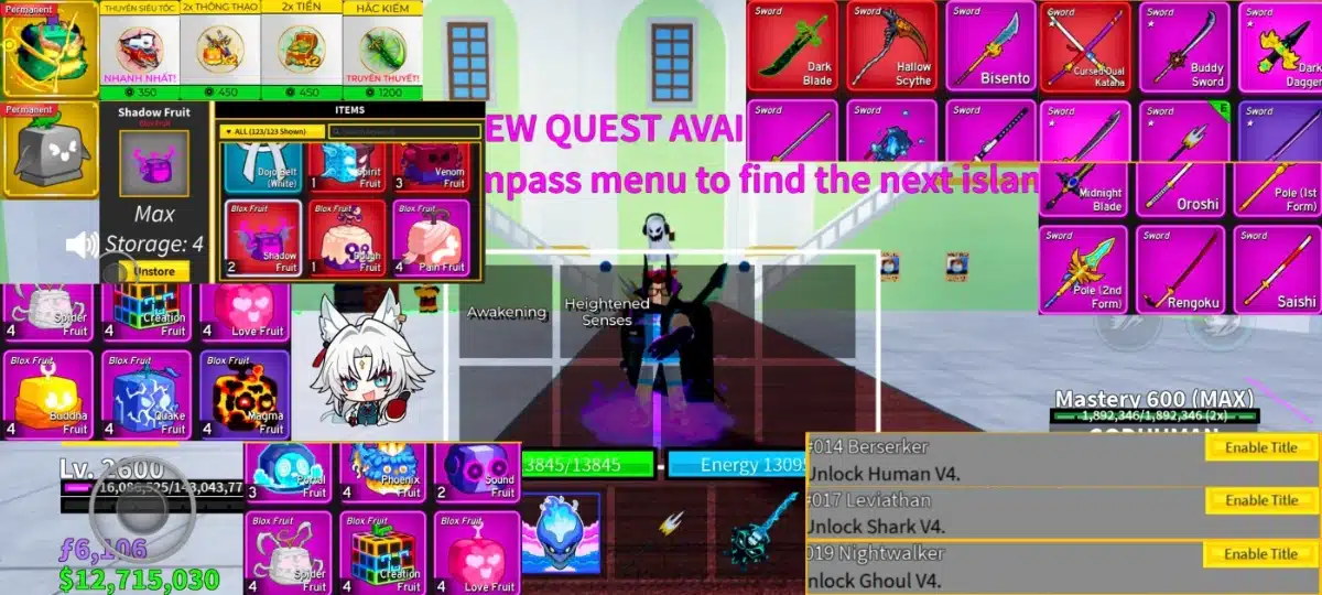 Hình ảnh acc Blox Fruits level 2600