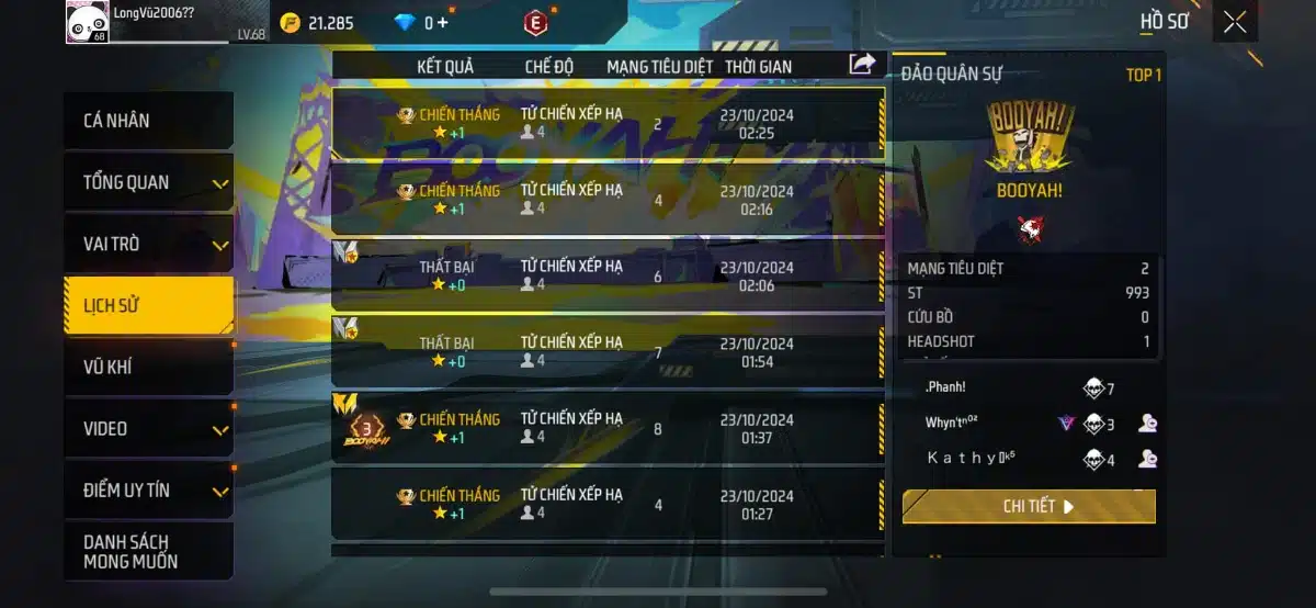 Hình ảnh acc ff giàu
