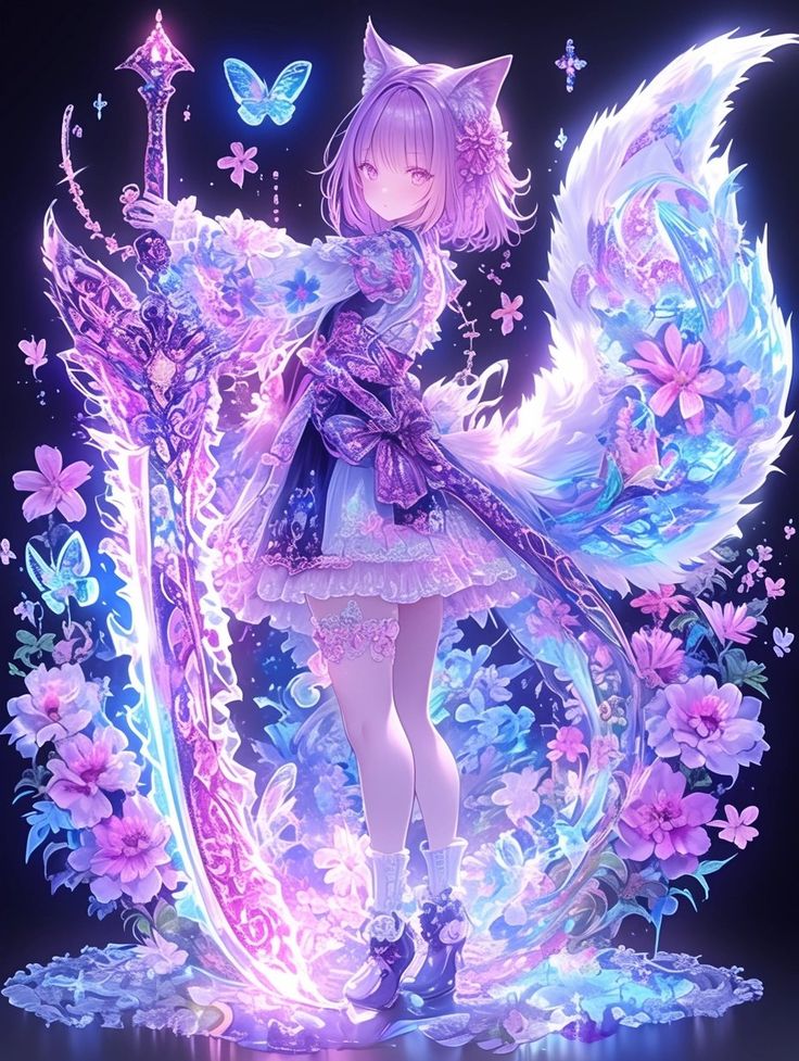 Hình ảnh anime ff nữ dễ thương