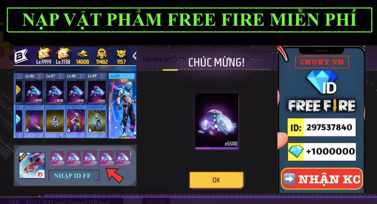 Nạp Vật Phẩm FF