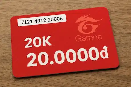 Thẻ Garena 20k