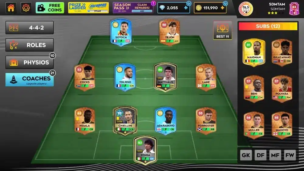 Acc Dream League Soccer giá rẻ