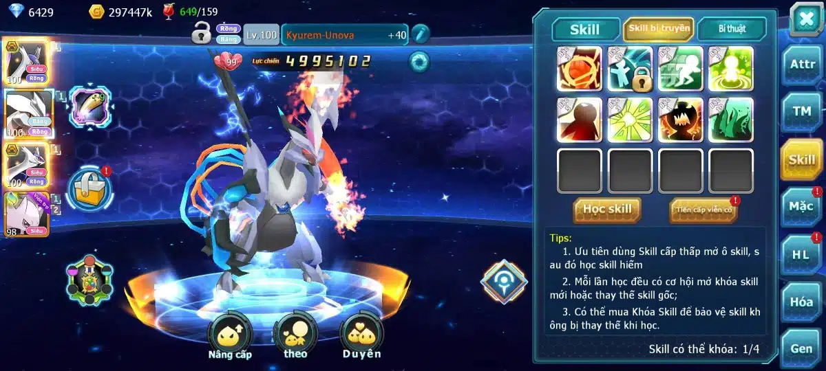 Acc Poke Đại Chiến Chi Tiết Vật Phẩm
