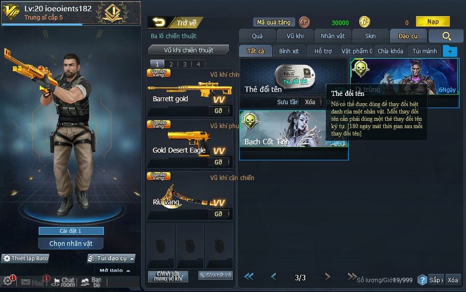 Acc Truy Kích VIP