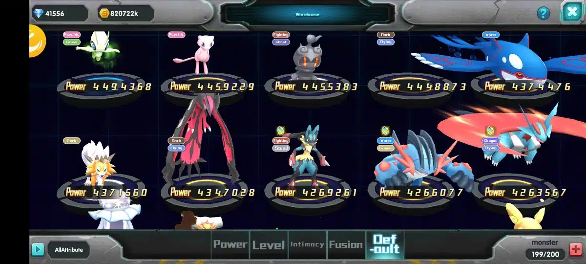 Acc poke đại chiến 20k 50k