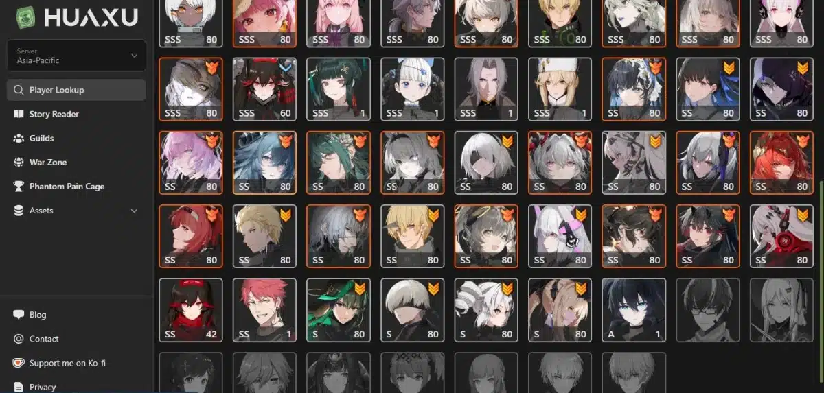 Ảnh Acc Punishing Gray Raven Global