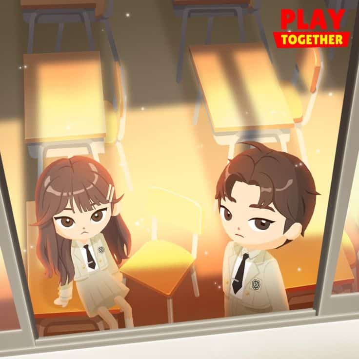 Ảnh Play Together cặp đôi buồn
