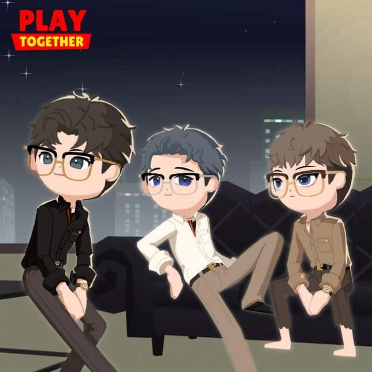 Ảnh Play Together nhóm con trai chất