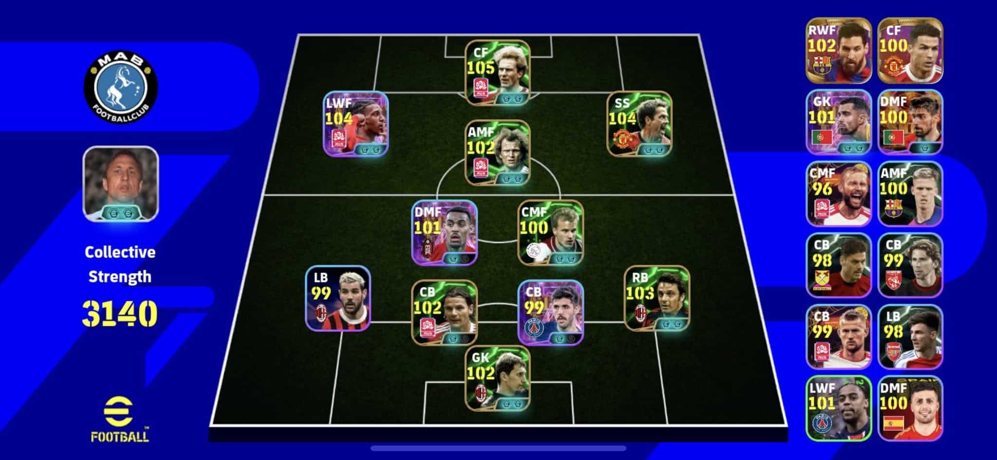 Ảnh acc Efootball free