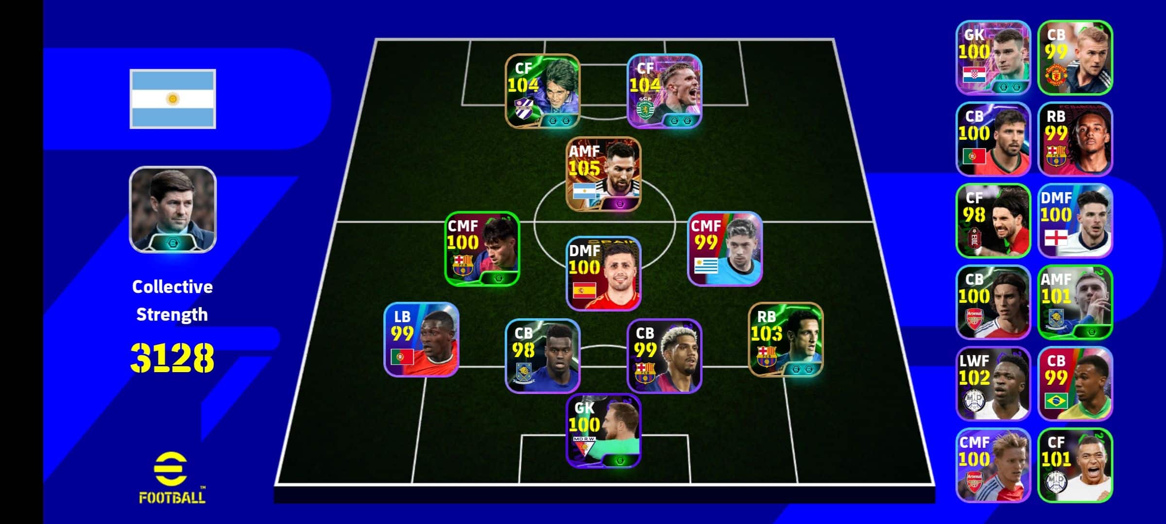 Ảnh shop bán acc Pes Mobile