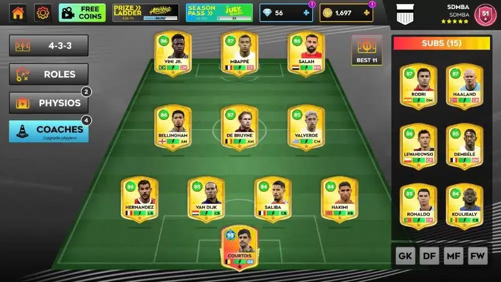Ảnh show Acc Dream League Soccer
