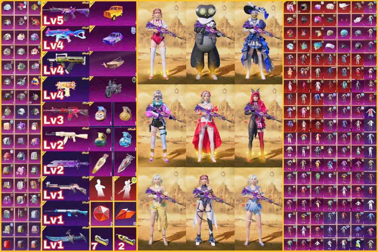 Ảnh show acc Pubg Steam free